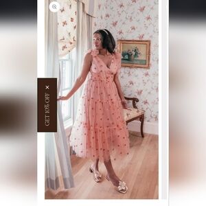 Jessakae Sweatheart Dress with Red Heart Details